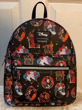 ✨NWT✨Loungefly Disney Villains Portrait Stars Mini Backpack